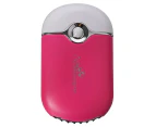Mini Pocket USB Bladeless USB Fan Cooling Fan Air Cooler Handheld Rechargeable Fan PINK COLOR