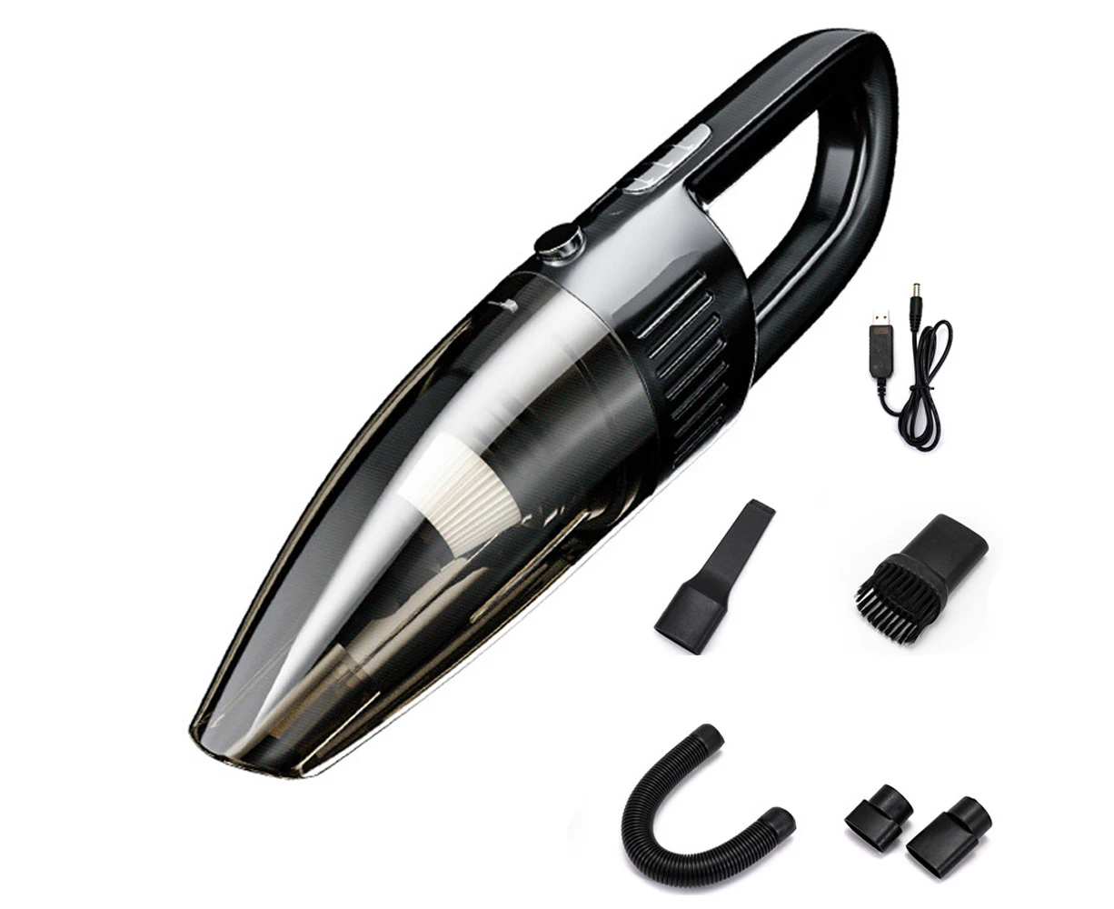 Powerful Quick Charge Lithium-Ion Hand Vacuum, Lightweight Portable Small Hand Vac, Mini Hand Held Vac for Car, Home, Pet Hair