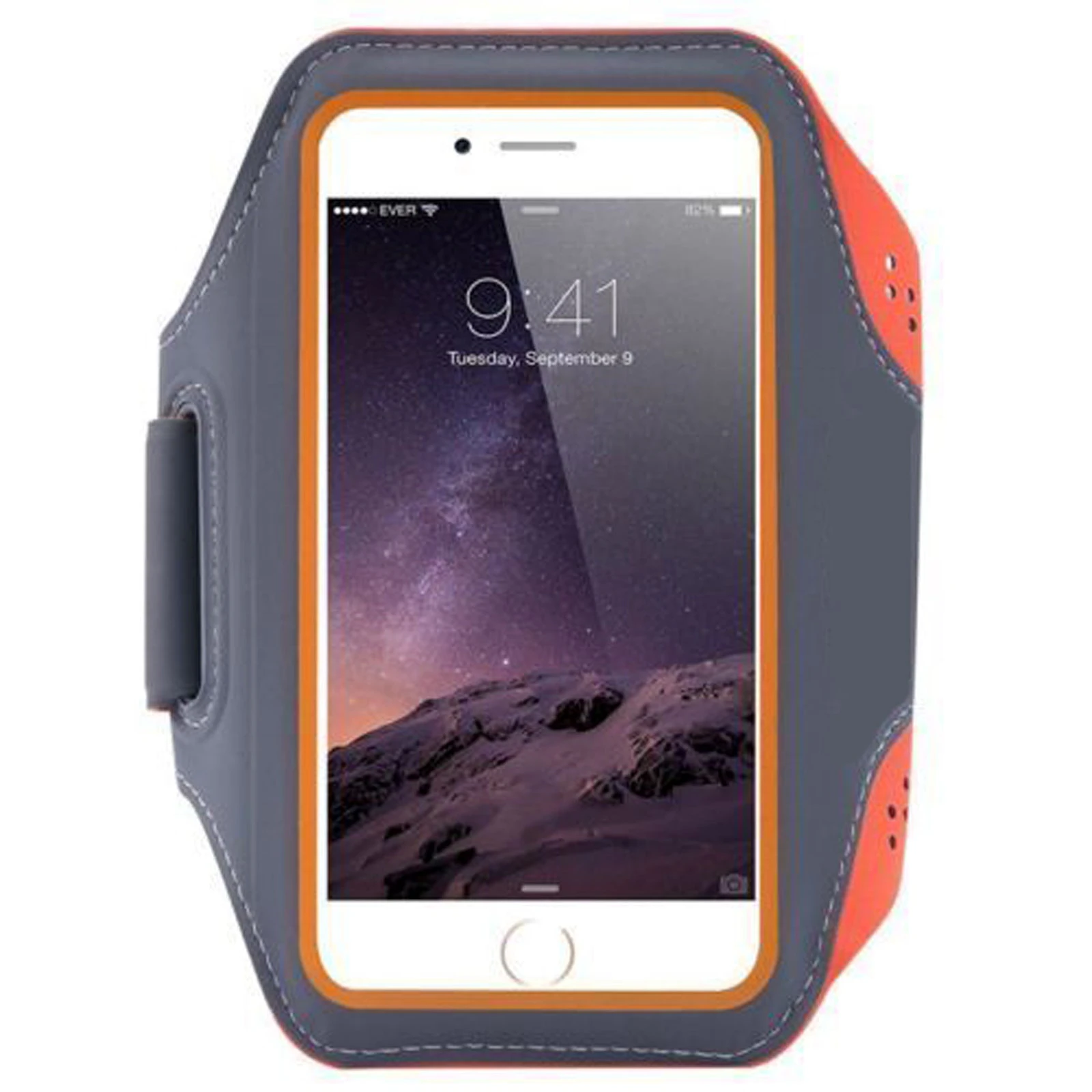 Running Armband Arm Band Phone Holder for Samsung Galaxy S21 S22 S23 and Plus - Orange