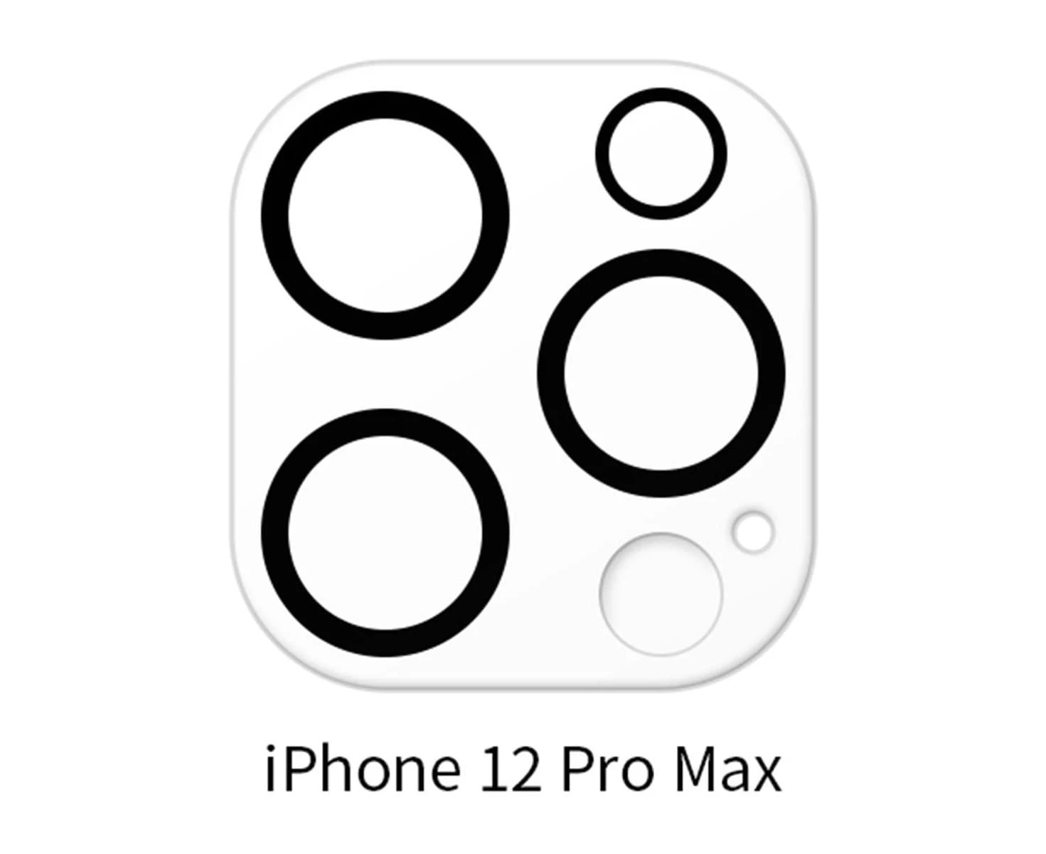 Oscar Camera Lens Protector for iPhone 12 Pro Max