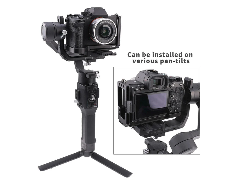 Camera L Bracket Plate Vertical Horizontal Switching Hand Grip for Sony A7M4