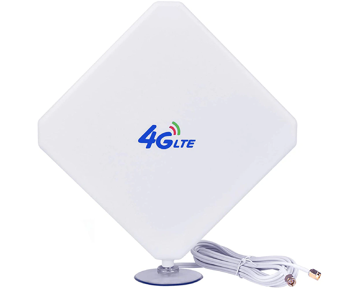 4G High-performance LTE Antenna 35dBi WiFi Signal Booster Amplifier Modem Adapter Network Receiver Antenna with Long Range for Mobile Hotspots