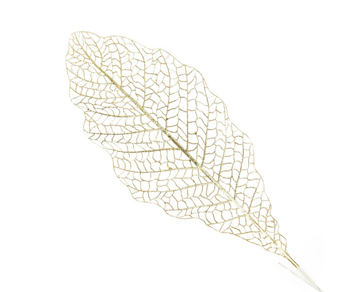 Gold Mesh Palm Leaf