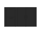 vidaXL Sideboard Black 100x33x59.5 cm Engineered Wood