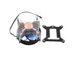 90*90*25mm 4Pin 12V   LED CPU Cooler Cooling Fan for Intel 1150 1155 1156 1151