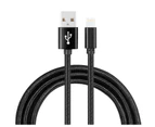 Apple MFI Certified Authorized Lightning USB Adapter Cable Data Sync Power Charger Cord 3M Braided For iPhone iPad iPod