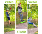 2m Kids Rope Swing Round Swing Seat with Foot Holder Platform tree Swing Disc