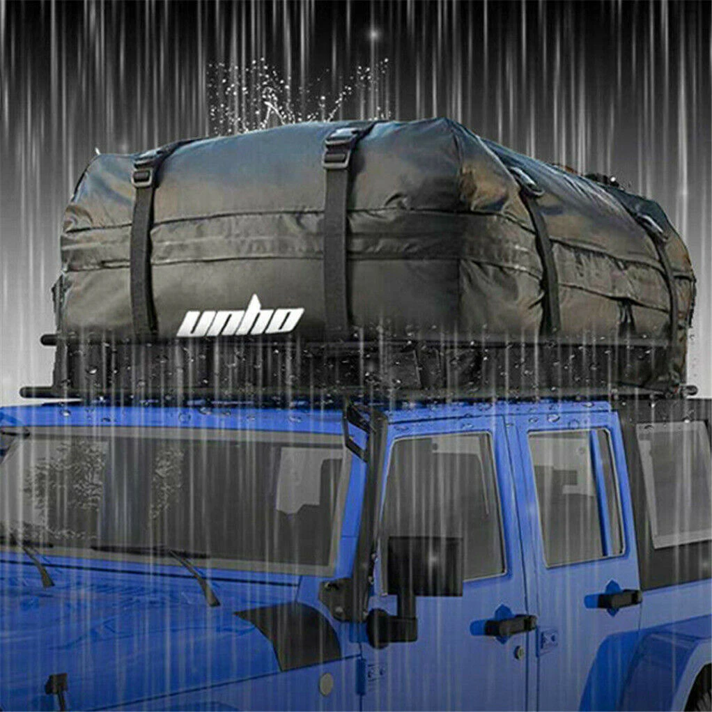 Universal 450L Car Roof Top Cargo Bag Waterproof Luggage Carrier Storage Travel