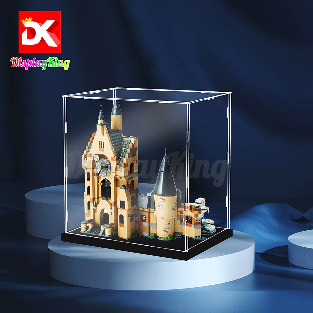 Display King - Acrylic display case for LEGO(R) Harry Potter Hogwarts Clock Tower 75948