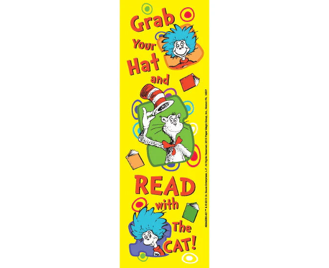 Dr Seuss Grab Your Hat Bookmarks