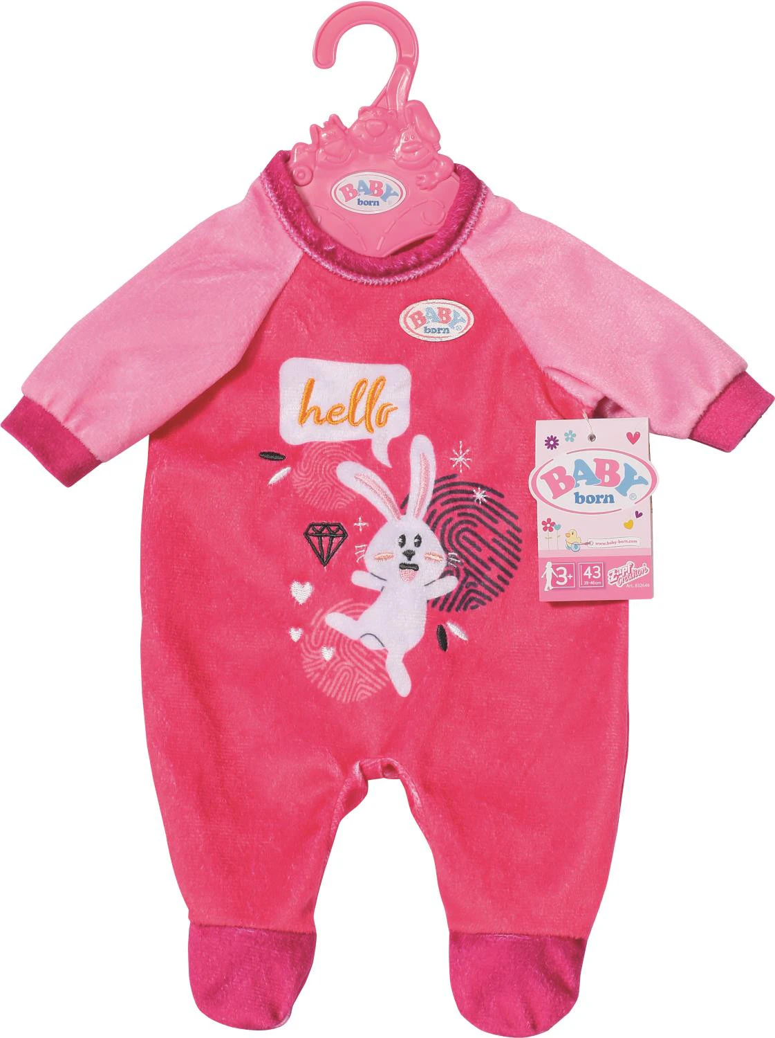 Baby Born Romper Pink 43cm