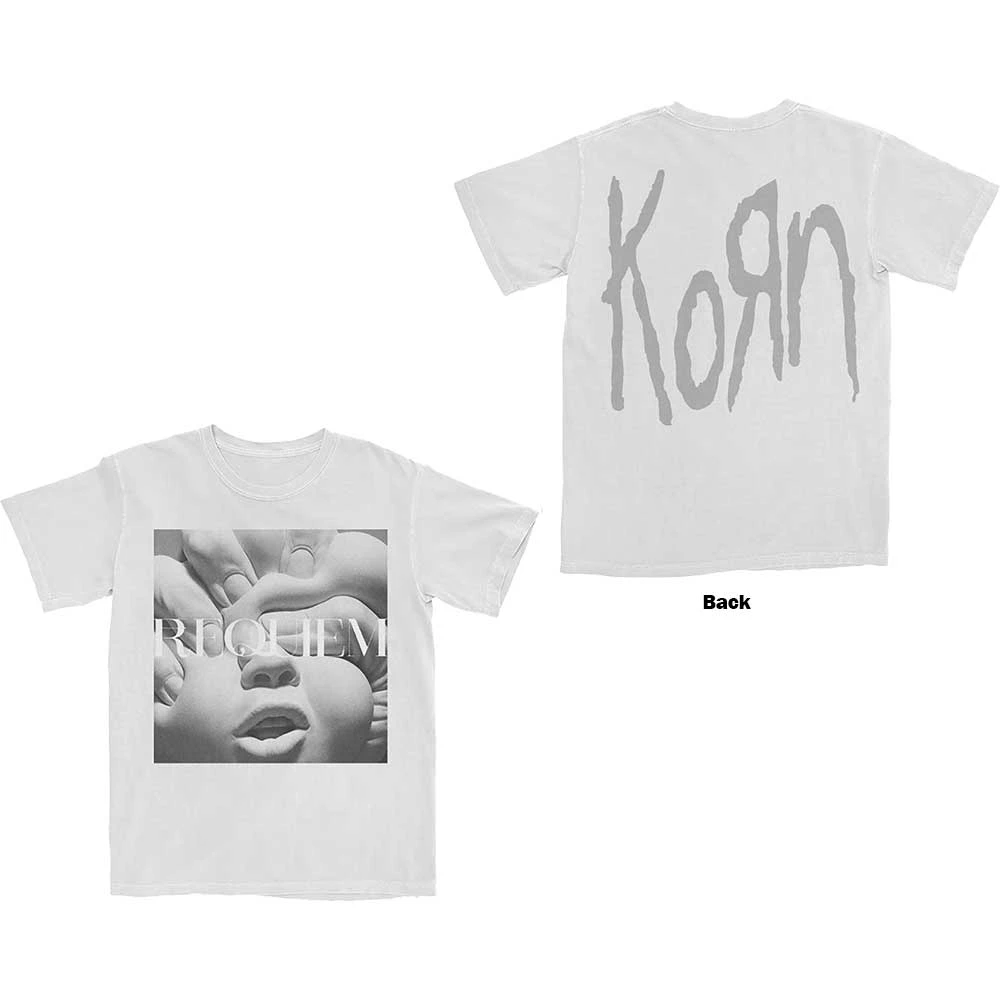 Korn 'Requiem Album Cover' (White) T-Shirt