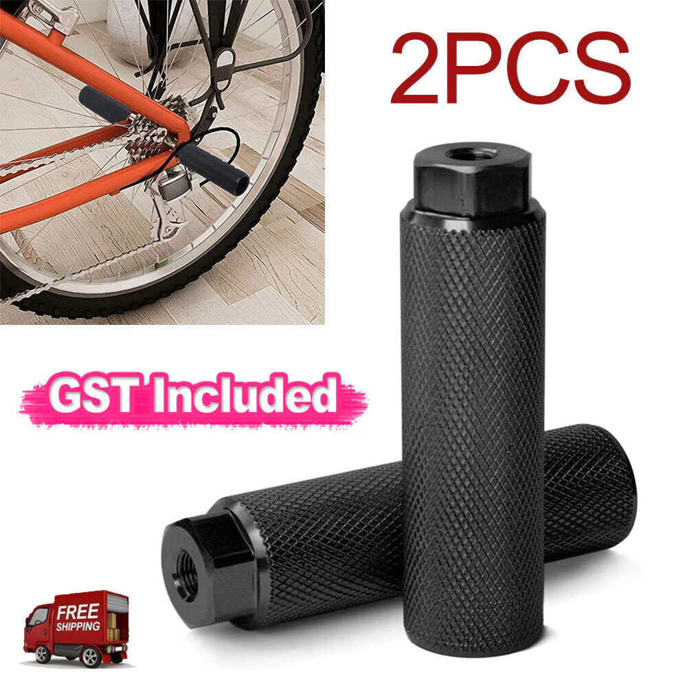 1 Pair MTB BMX Bike Alloy Foot Stunt Peg Axle Footrest-Lever Cylinder Grip