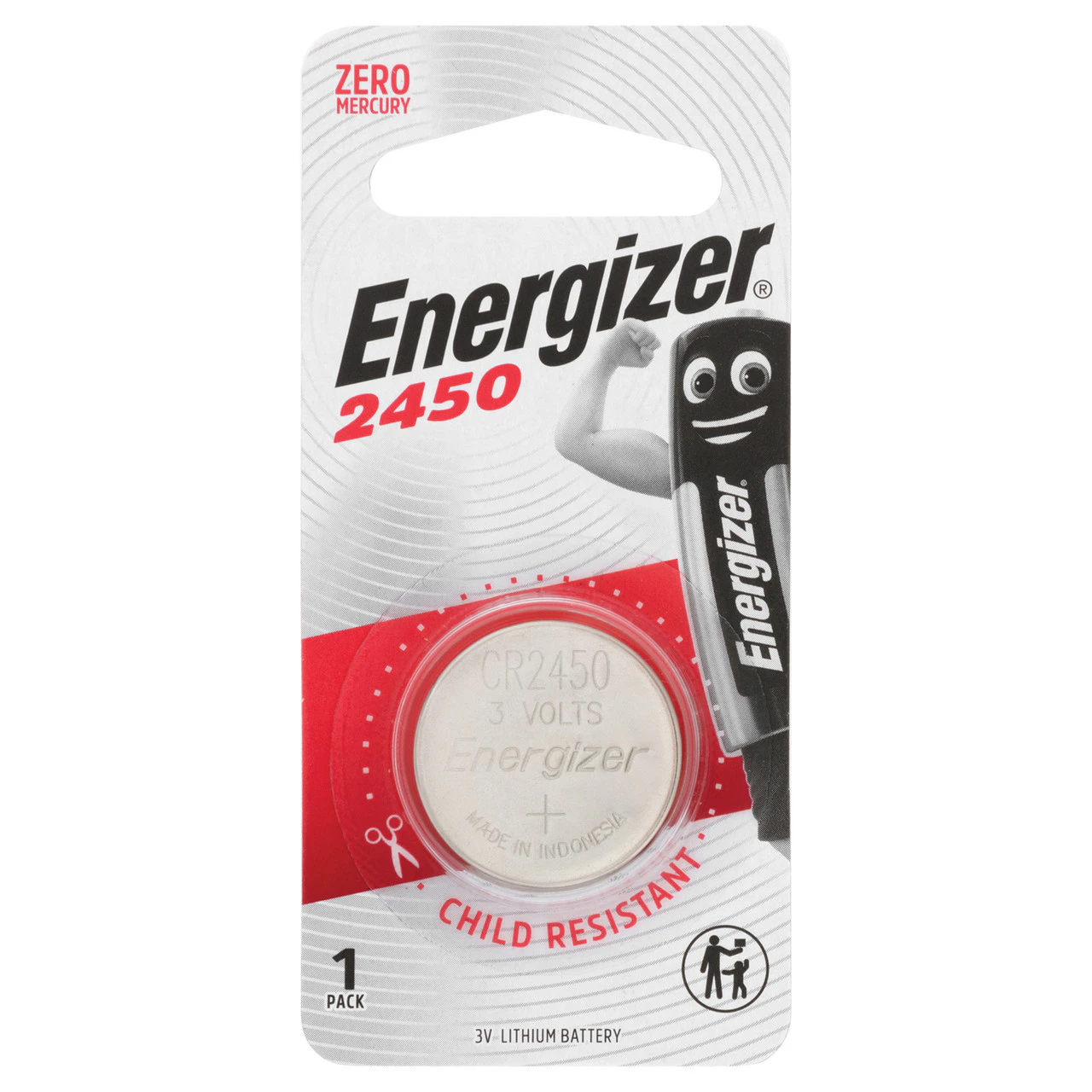 Energizer 2450 1Pack 3V Lithium Battery