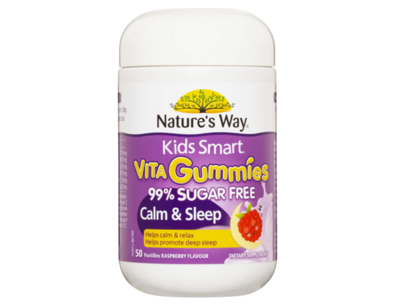 Nature's Way Kids Smart Vita Gummies 99% Sugar Free Calm & Sleep 50'S