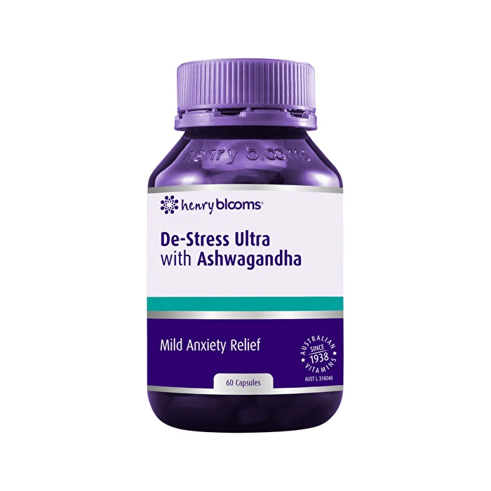 Henry Blooms DeStress Ultra with Ashwagandha 60c