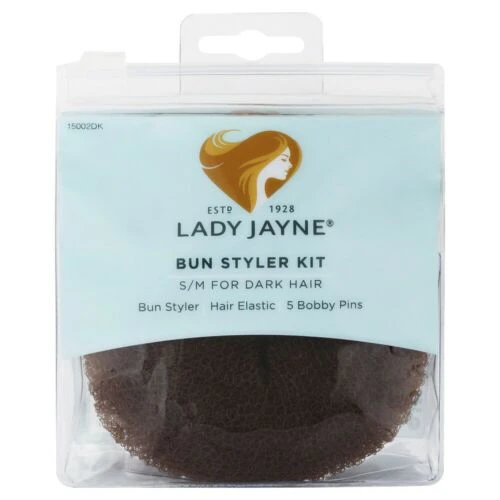 Lady Jayne Dark Bun Styler Kit Small/Medium