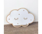 Wall mirror kids room 3D cloud mirror wall mirror acrylic mirror sticker girl wall decoration for kids room bathroom