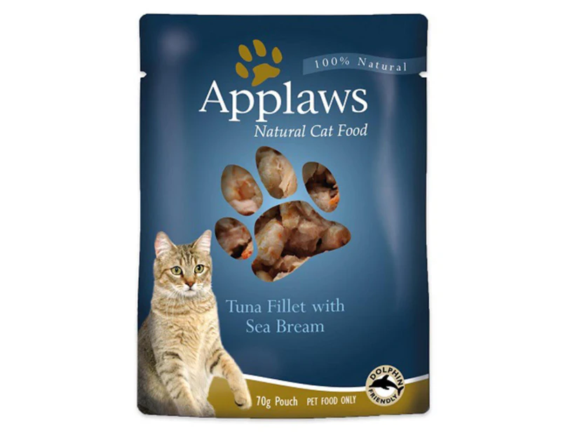 Applaws Cat Broth Pouch - Tuna Sea Bream 16X70G