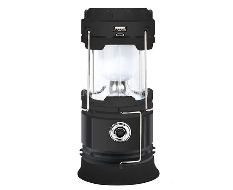 Solar-Powered LED Camping Lantern - Perfect for Hiking, Camping, Emergencies