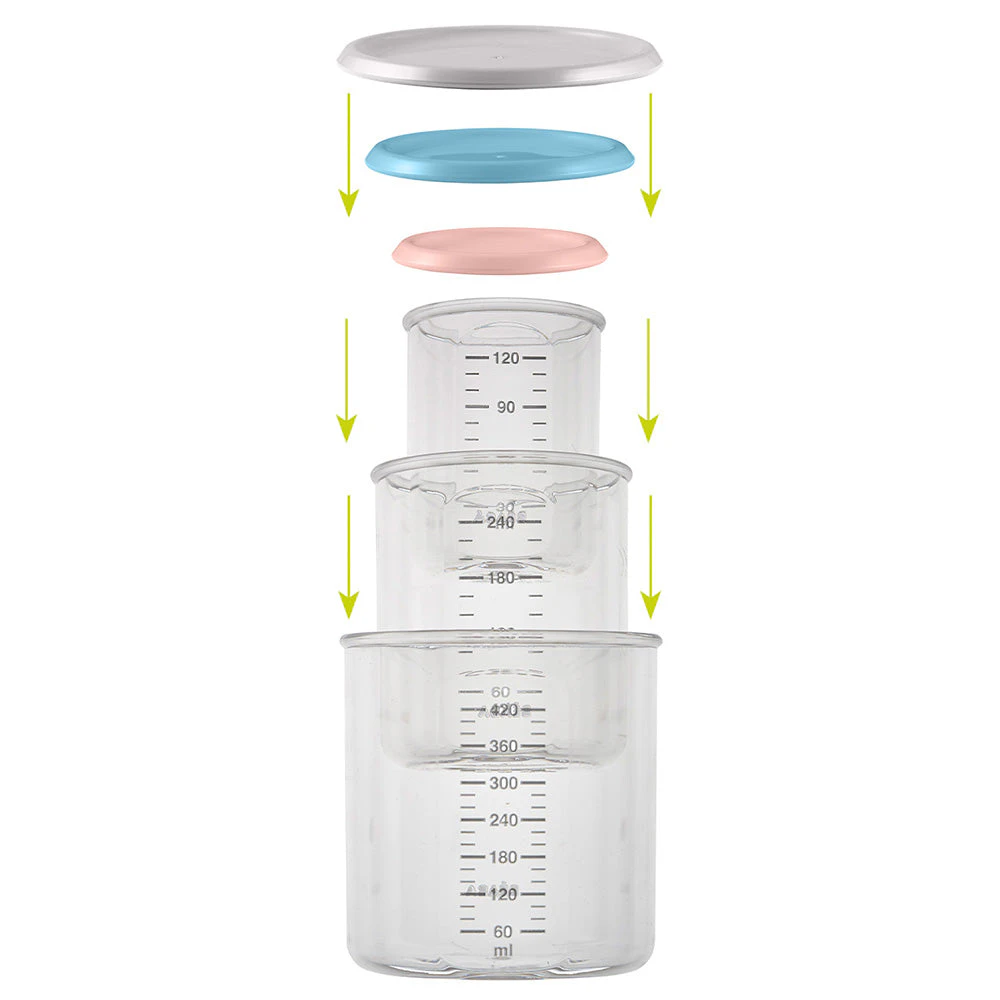 Beaba Tritan Portions Food Jar 3 Pack 120ml/240ml/420ml