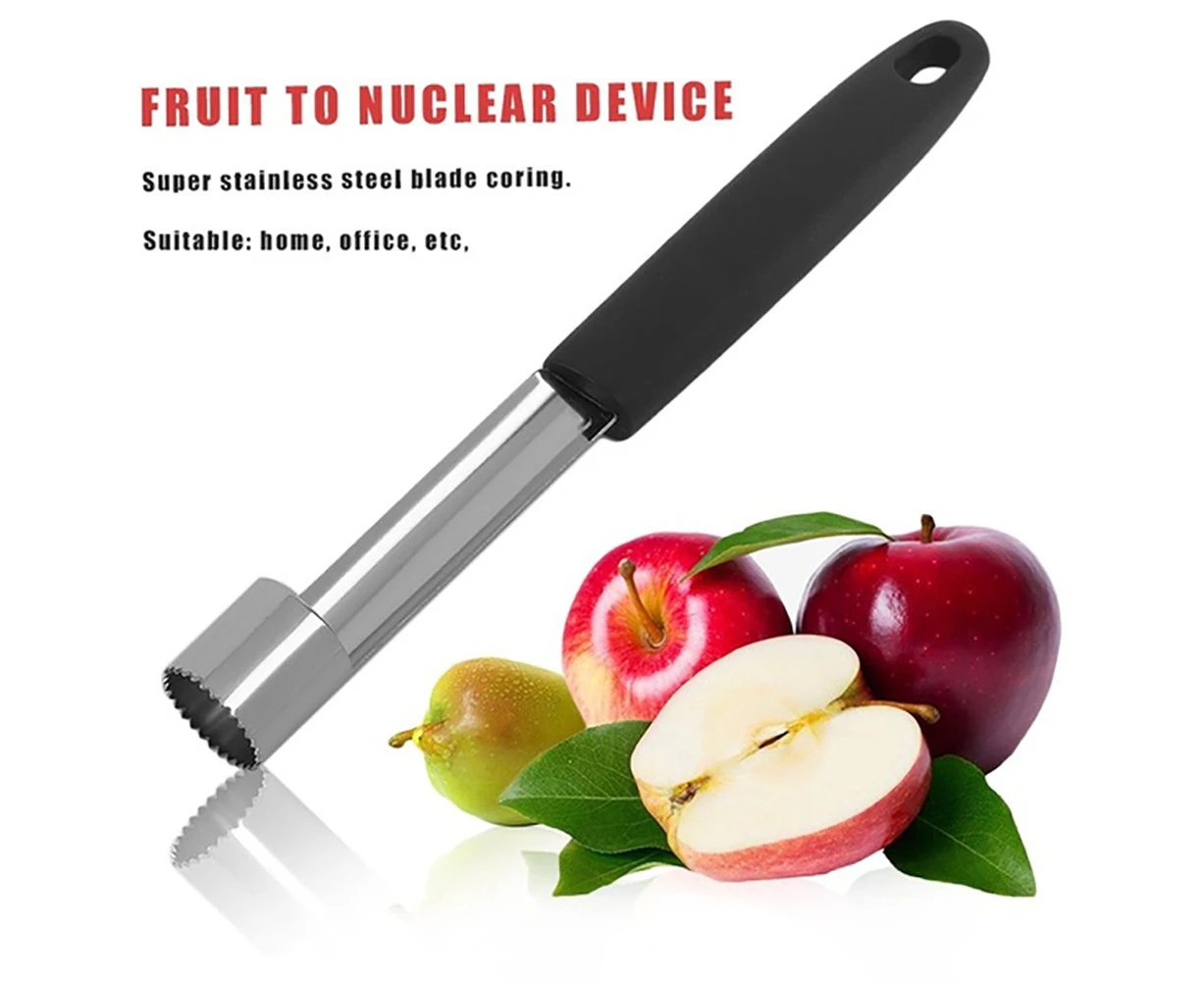 Stainless Steel Twist Apple Corer Fruit Pear Remover Pitter Kitchen Tool