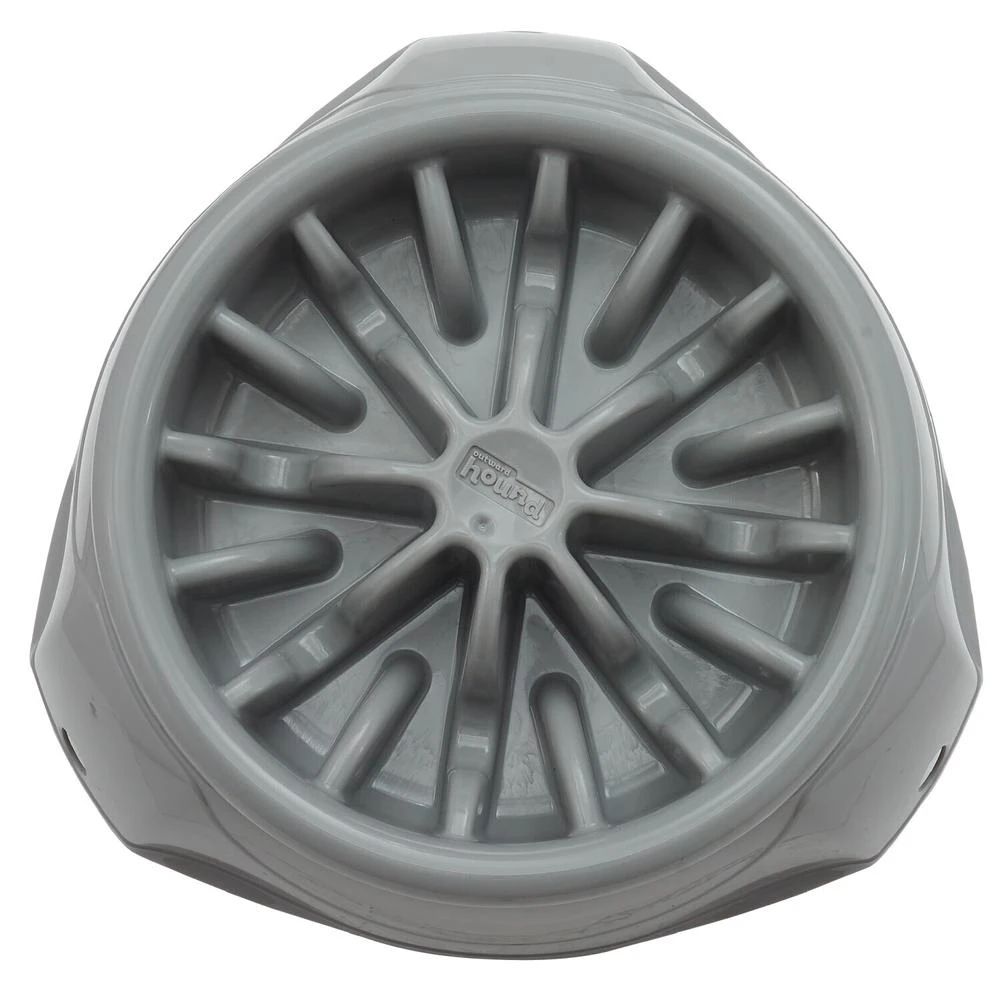 3-in-1 Up Height Adjustable Dog Bowl (Grey)