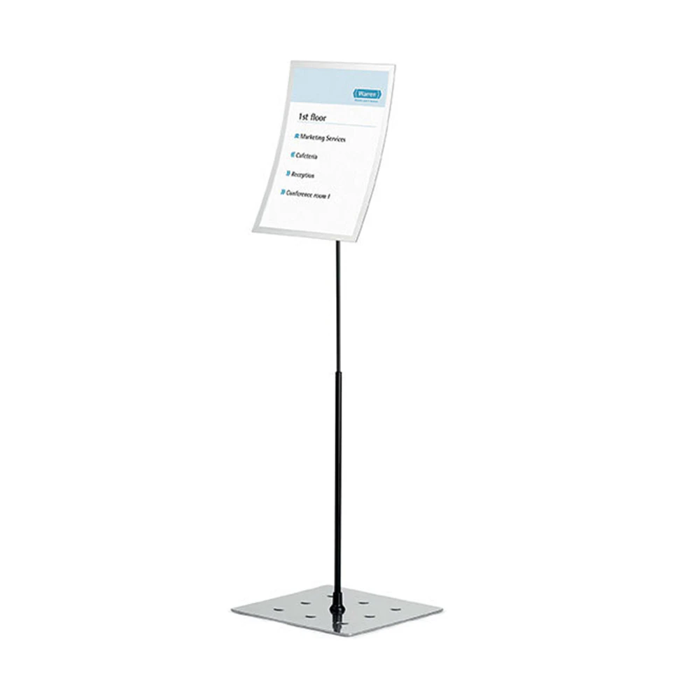 Durable Duraview Floor Stand A3 Display w/ Magnetic Frame Office Stationery SLV