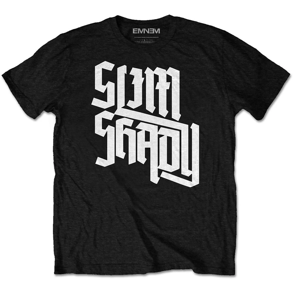 Eminem 'Shady Slant' (Black) T-Shirt