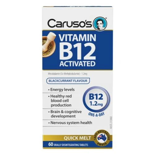 Caruso's Vitamin B12 Activated 60 Tablets