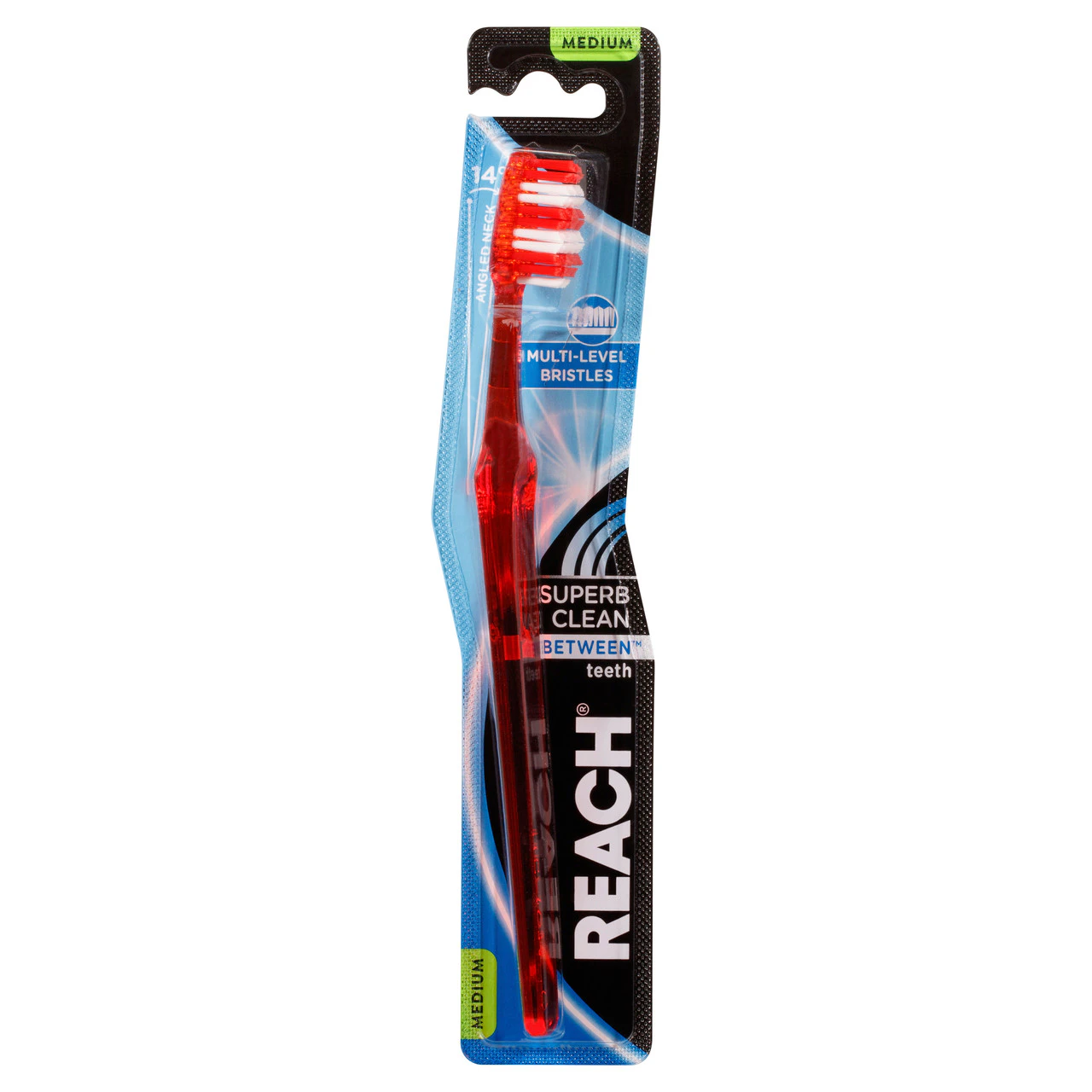 REACH(R)  Superb Clean Between Teeth Toothbrush Medium 1pk