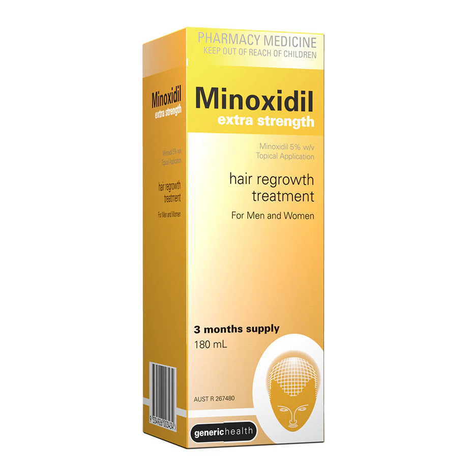 Minoxidil Extra Strength 3 Month Supply 180mL