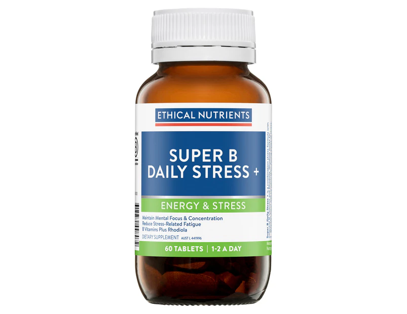 Ethical Nutrients Super B Daily Stress + 60 Tablets