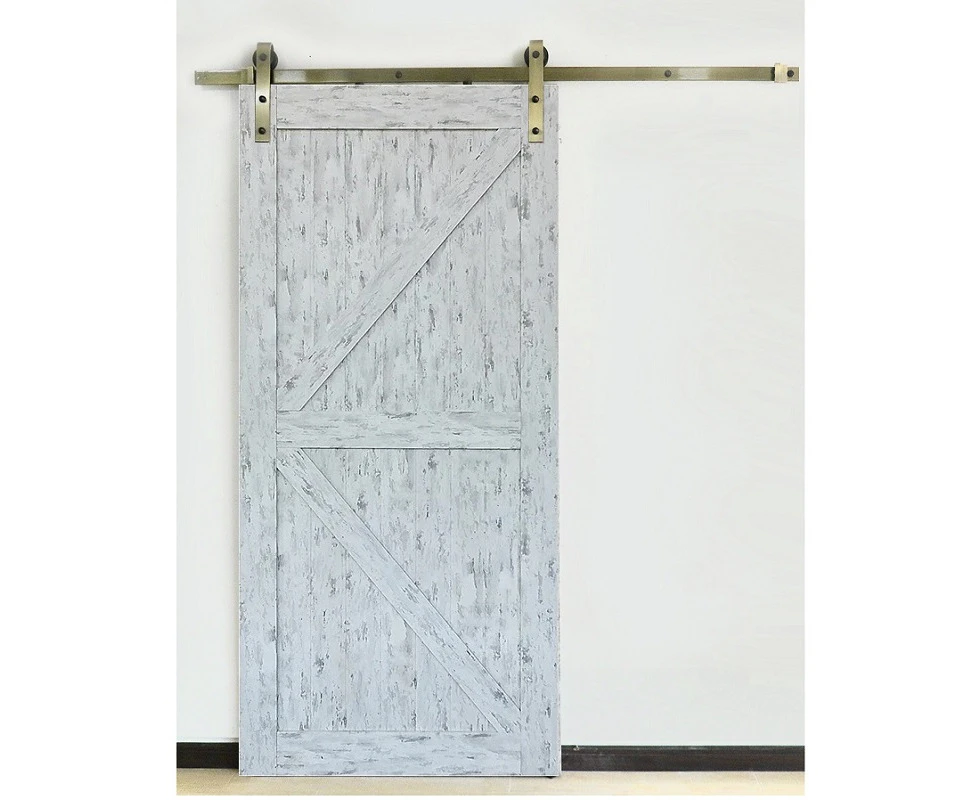 Rustic White Barn Door IBD-RW4