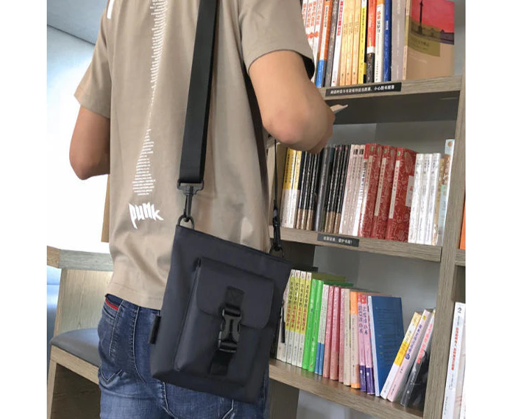 Men Messenger Bag Pack Waterproof Handbag Pouch Outdoor Travel Portable Shoulder Bag