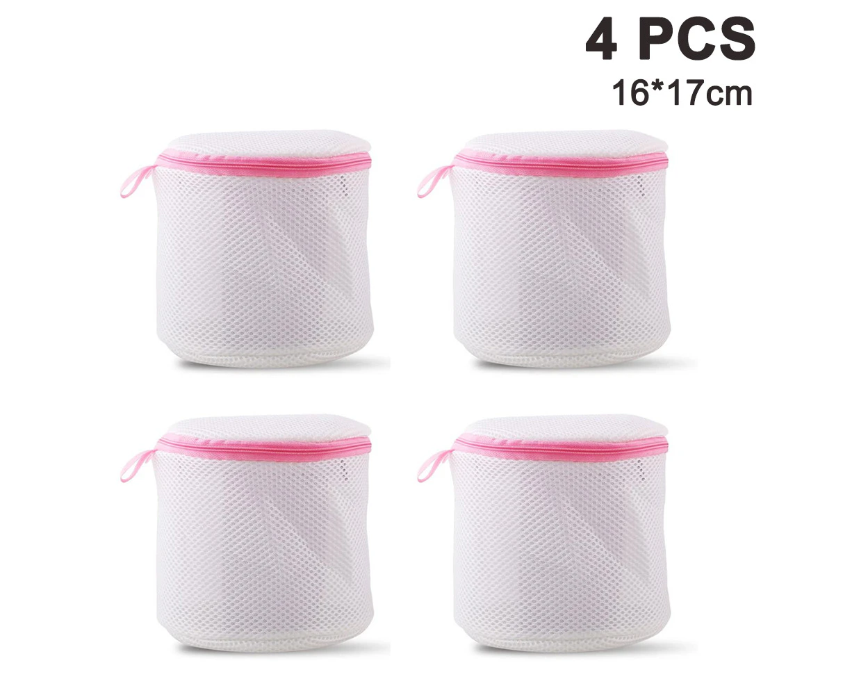 Bra Washing bag - High Permeability Sandwich Fabric Lingerie Laundry Bag- Underwear Bag for Bras,socks,Panty,Undershirt - 4pcs