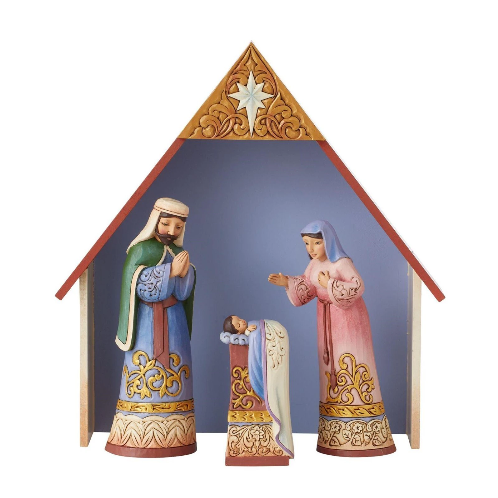 Jim Shore Heartwood Creek Blessings from Bethlehem Nativity Set