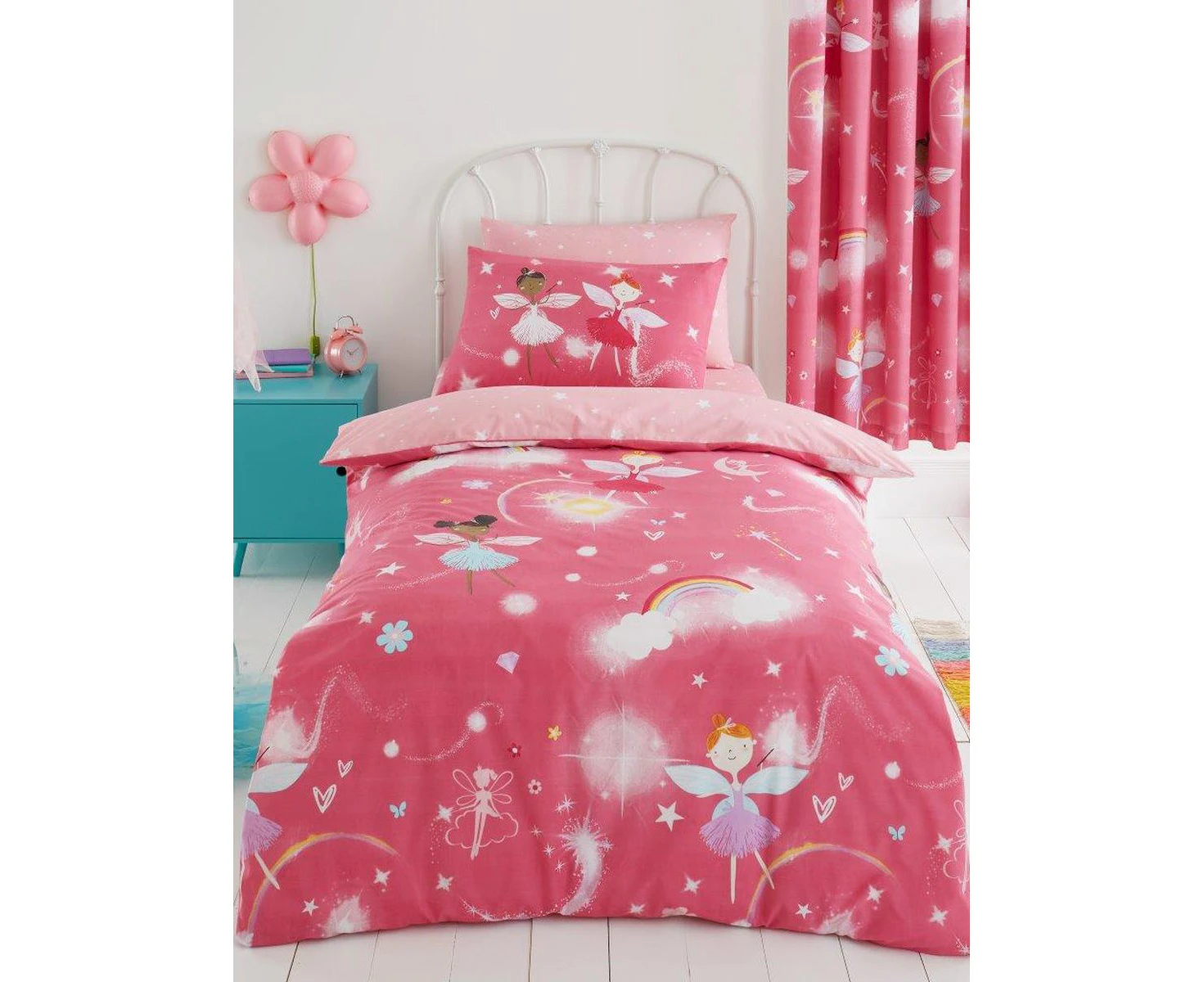 Fairy Buddies Single Duvet Cover and Pillowcase Set