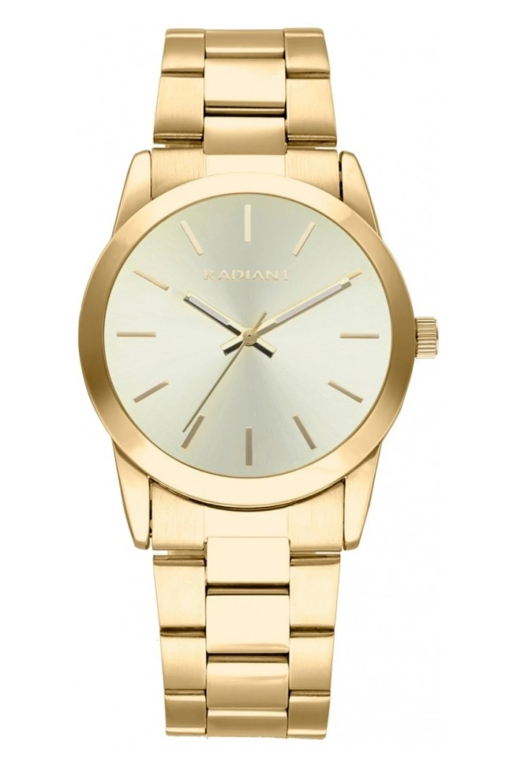 Radiant basic Women Analog Quartz Watch with Stainless Steel bracelet Gold