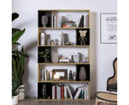 5 Tier Shelf Book and Display Cabinet Storage Wooden Bookcase Shelving Unit