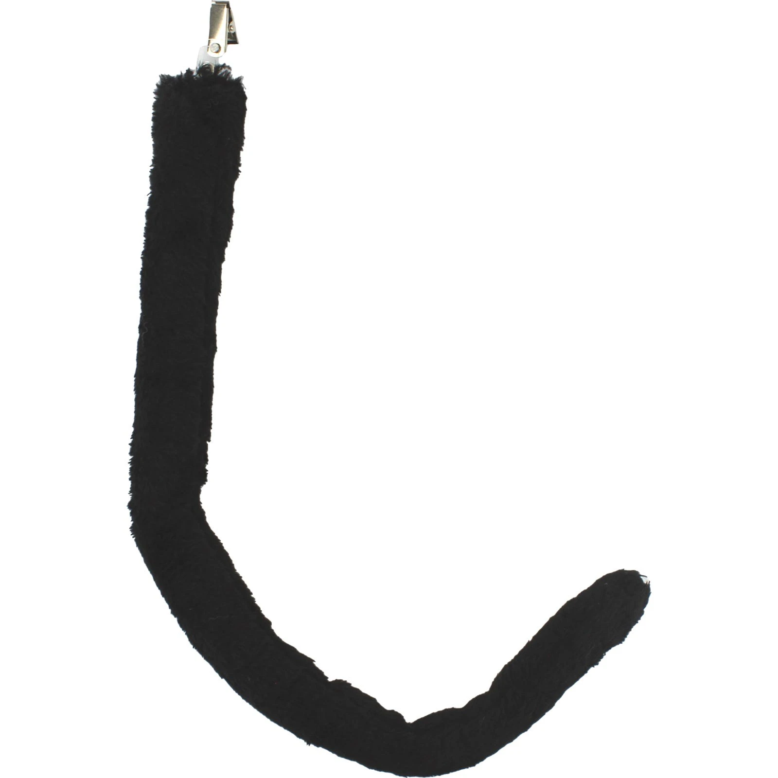 Plush Clip On Black Animal Tail