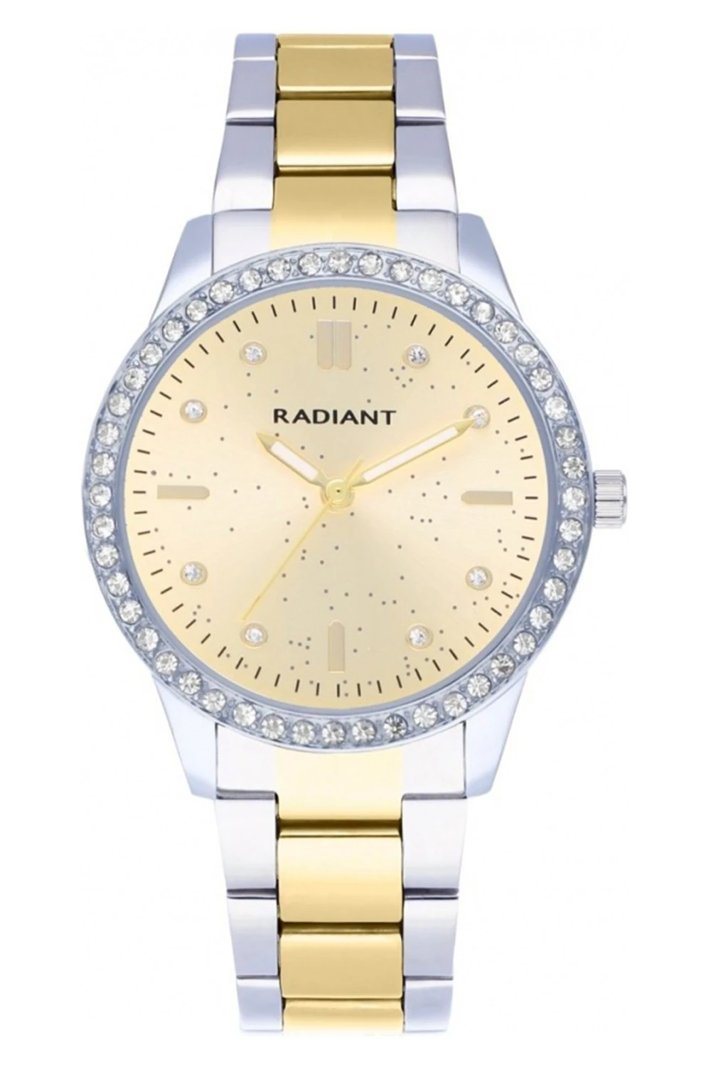 Radiant universe Women Analog Quartz Watch with Stainless Steel bracelet Gold