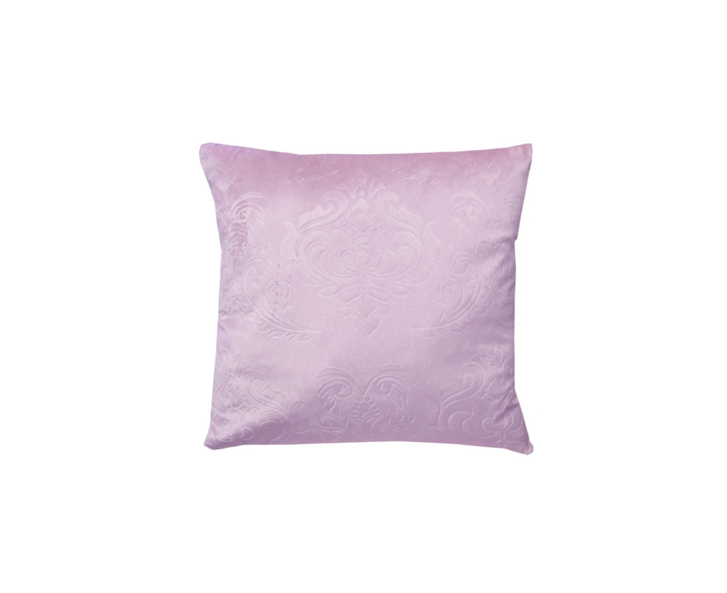 Georges Fine Linens Amara Pink Square Filled Cushion