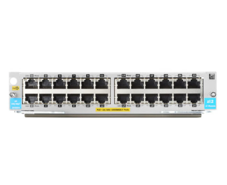 Hewlett Packard Enterprise 24-port 10/100/1000BASE-T PoE+ MACsec v3 zl2 Module network switch module Gigabit Ethernet J9986A