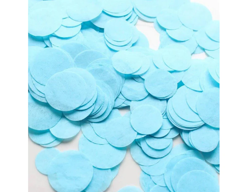 Baby Blue Tissue Paper Confetti Pieces 3.8cm Approx 25g Pack