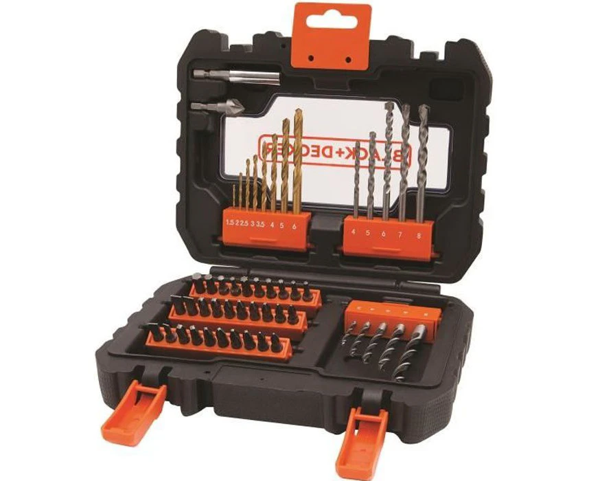 BLACK+DECKER A7232-XJ 50 Piece Drill Set - Black (1-Piece)