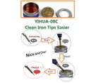 Soldering Iron Tip Cleaner Solder Metal Clean Tool Copper Wire Sponge Set Box Ball With Rosin Inside