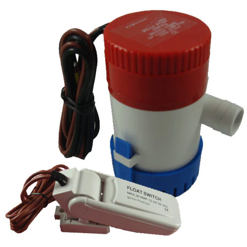 750GPH BOAT BILGE PUMP + FLOAT SWITCH COMBO   Submersible Marine Water 750 GPH