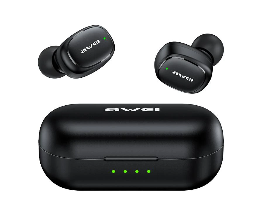 AWEI T13 PRO True Wireless Bluetooth Earbuds, 8mm Driver, IPX6 Waterproof with 30 Hours Playtime