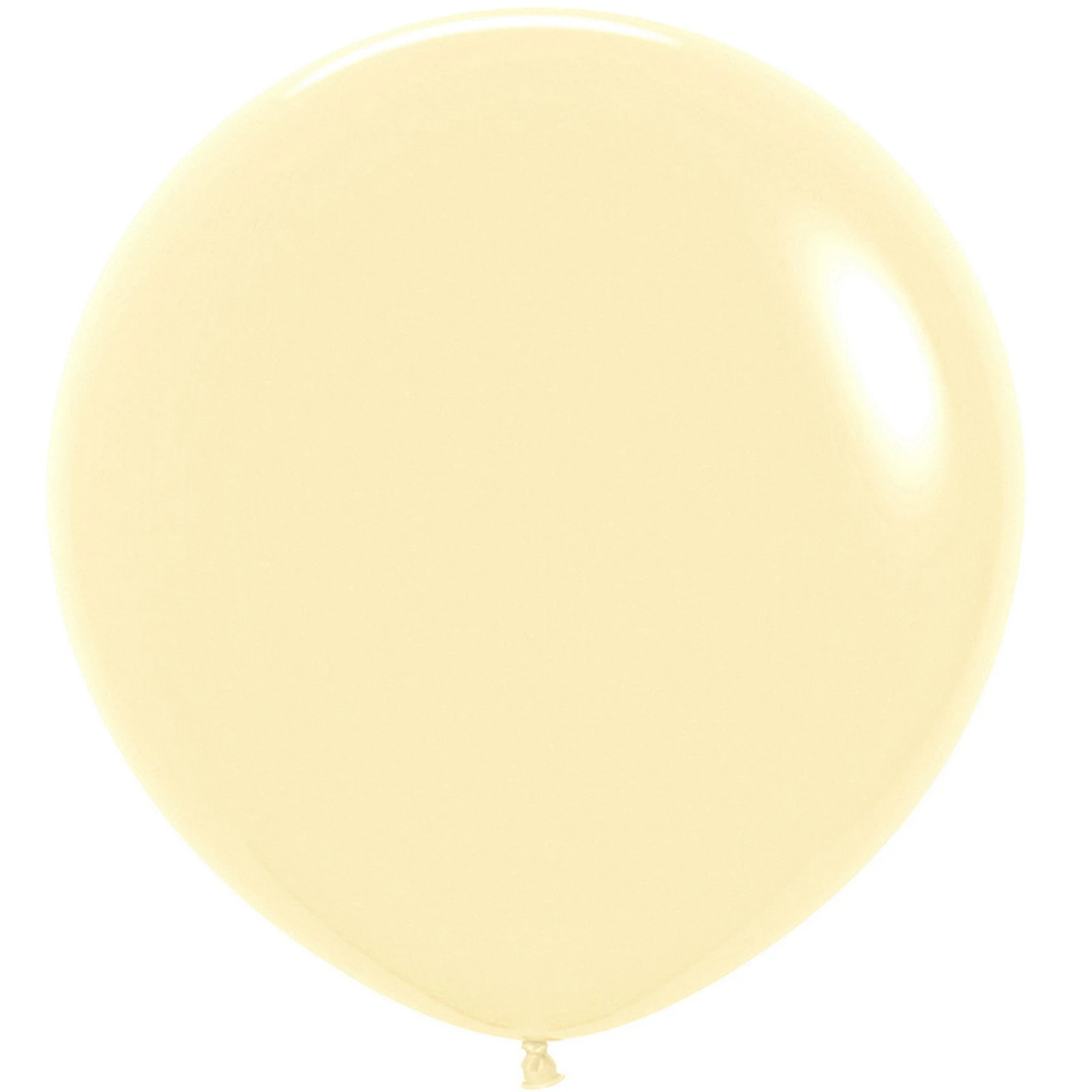 Five Star Jumbo 90cm Pastel Yellow Balloon Round